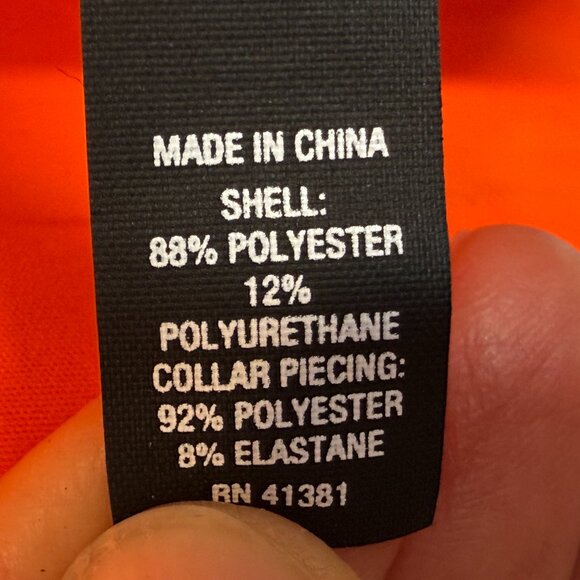 Ralph Lauren RLX Vest Mens Large Golf Blue Orange Zip Performance Ryder Cup 2020 - Picture 11 of 13